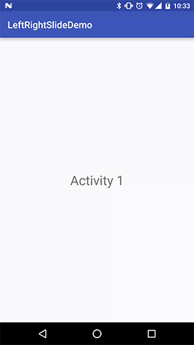 Android Activity transition animation