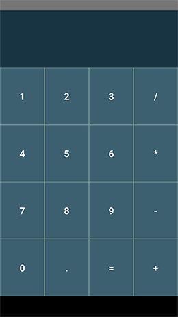 Calculator laid out properly