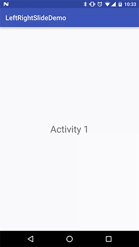 Animating Android Activities and Views with Left and Right Slide Animations