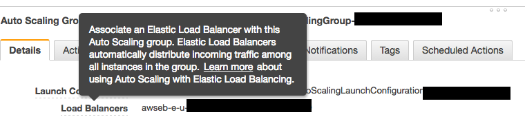 Adding ELB Configuration to an Auto Scaling Group