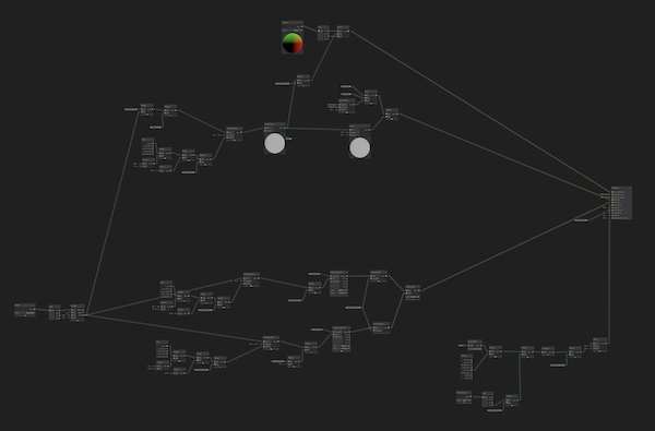 A more complex Shader Graph example