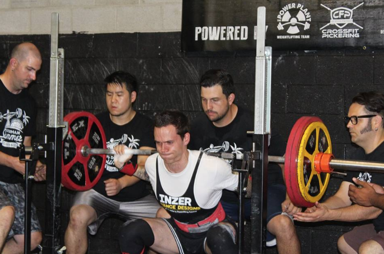 Kyle Banks Squatting 355 lbs