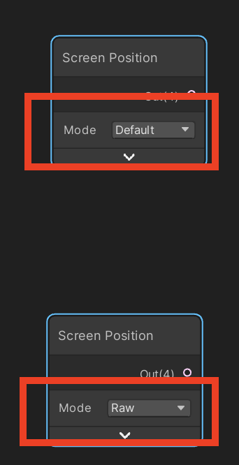 Screen position nodes used for overlap