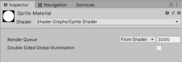 Make sure the shader config on the new material is correct